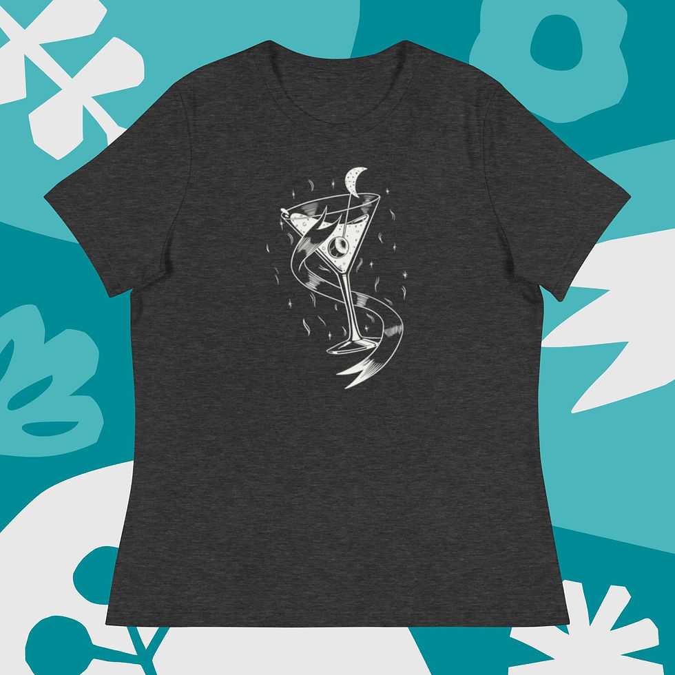 Thumbnail: Cocktail Night Women's Relaxed T-Shirt