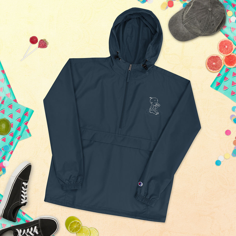 Thumbnail: Mud Babies Logo Embroidered Champion Packable Jacket 