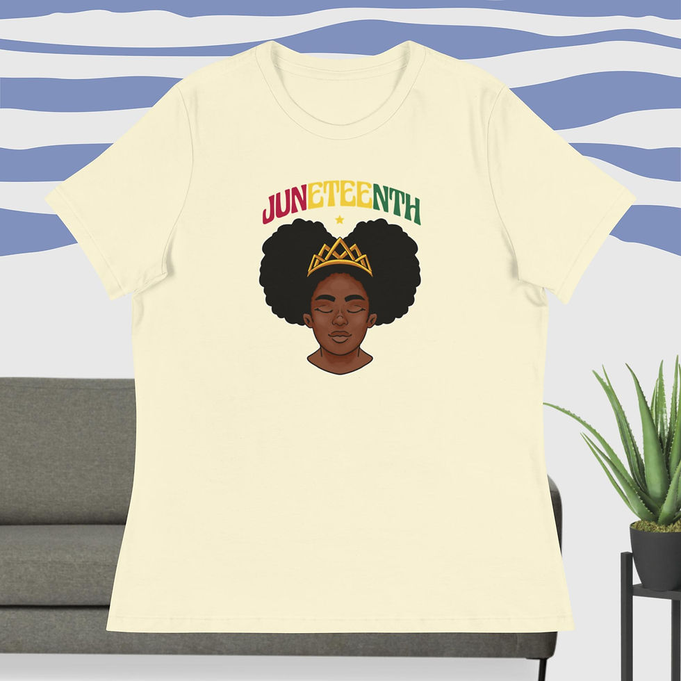 Thumbnail: Juneteenth Girl Women's Relaxed T-Shirt