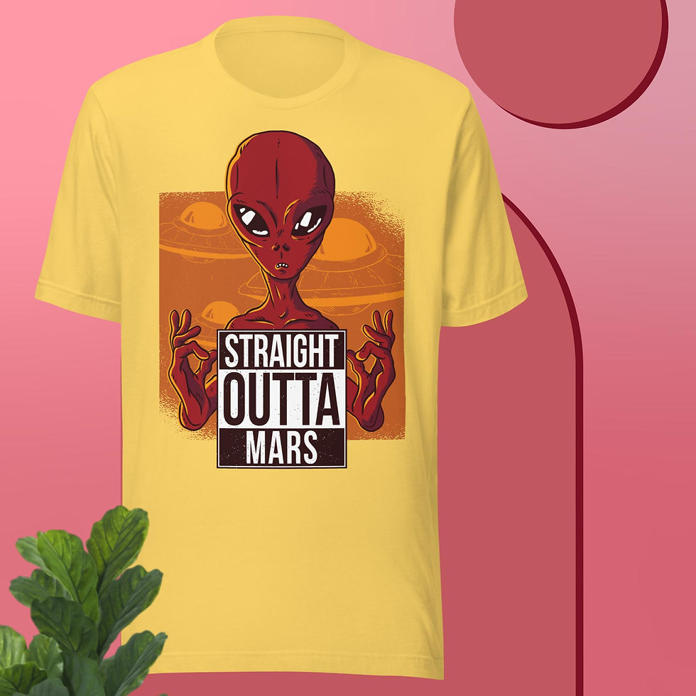 Thumbnail: Straight Outta Mars Unisex T-Shirt
