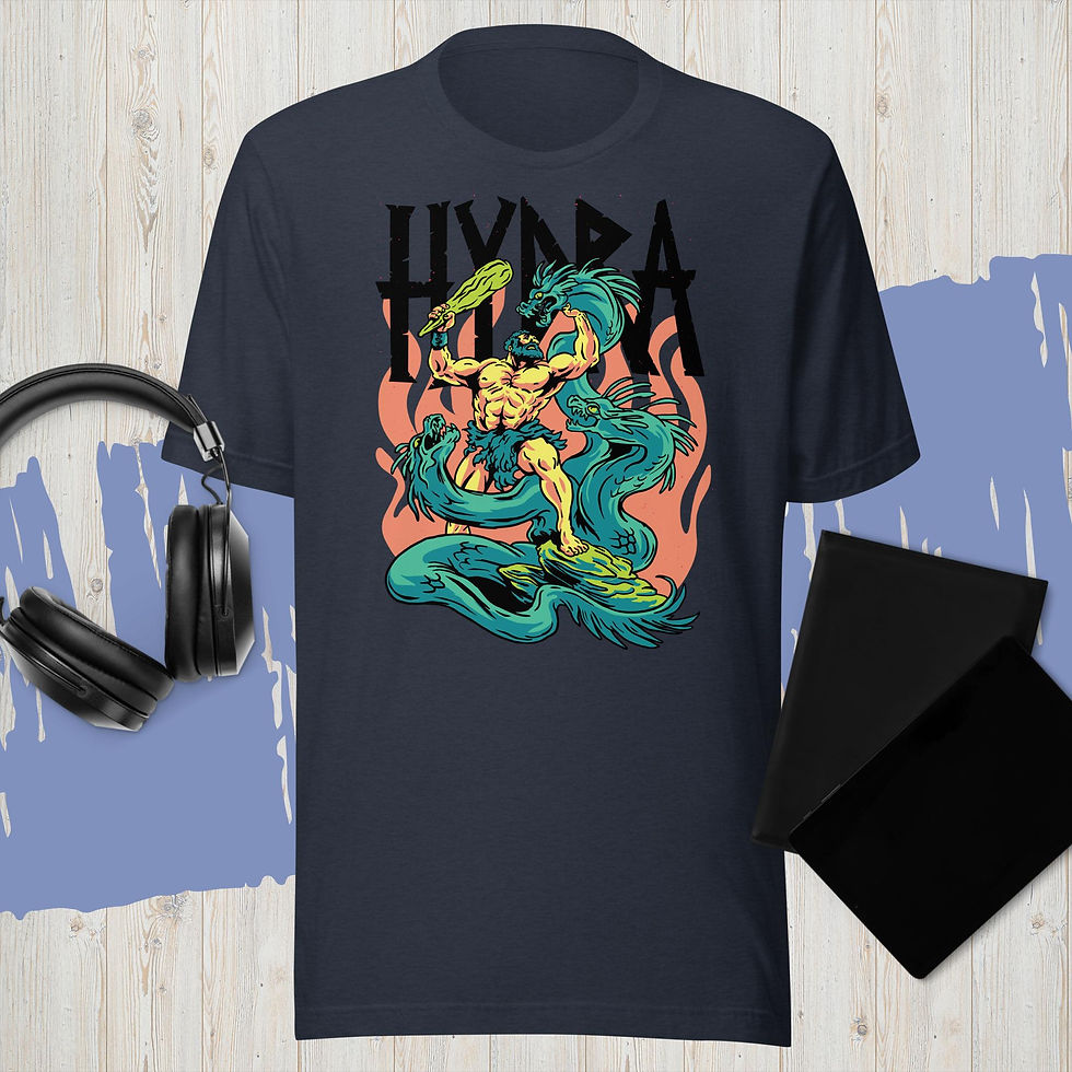 Thumbnail: Hydra Monster Mythical Greek Unisex T-Shirt