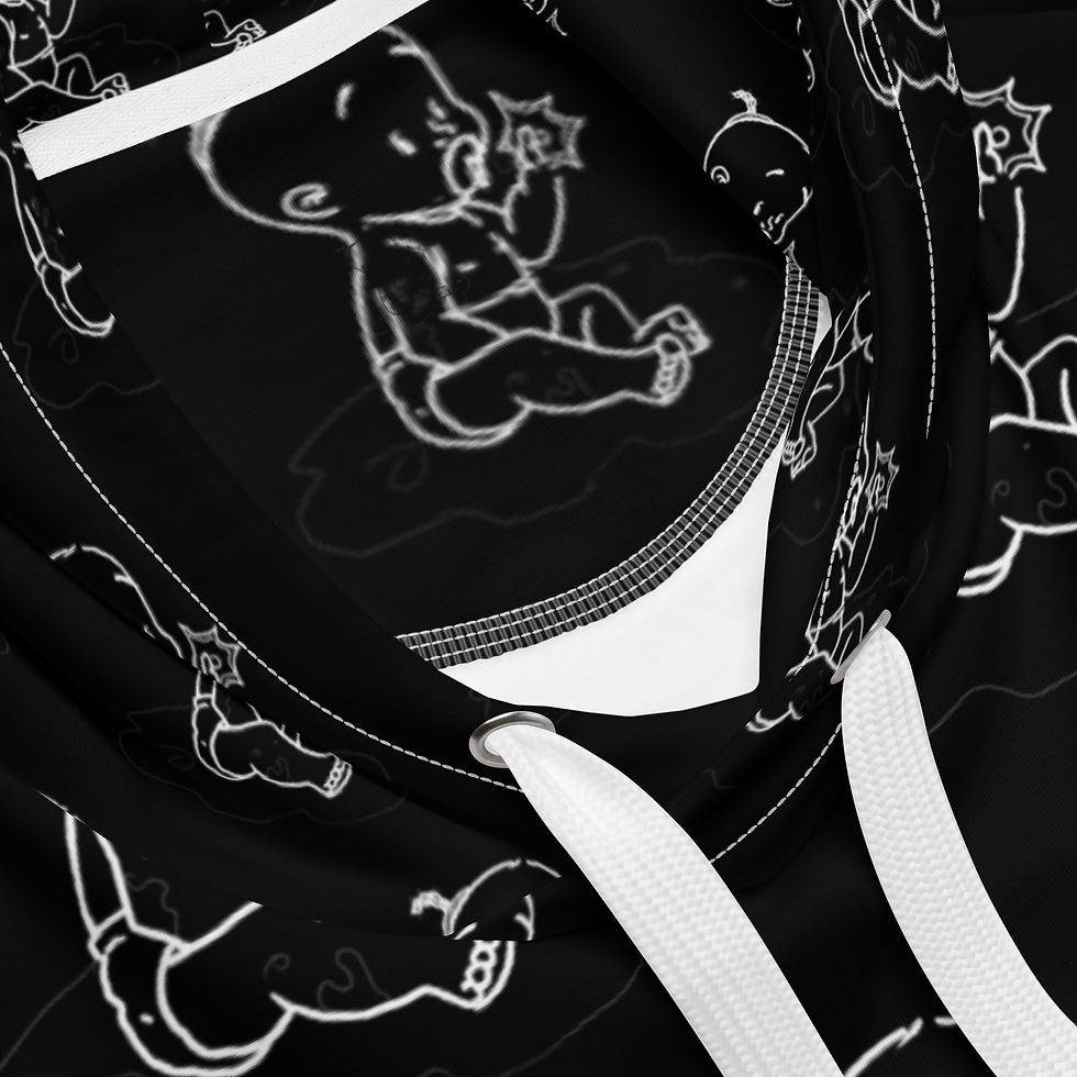 Thumbnail: Mud Babies Invert Logo Unisex Hoodie 3