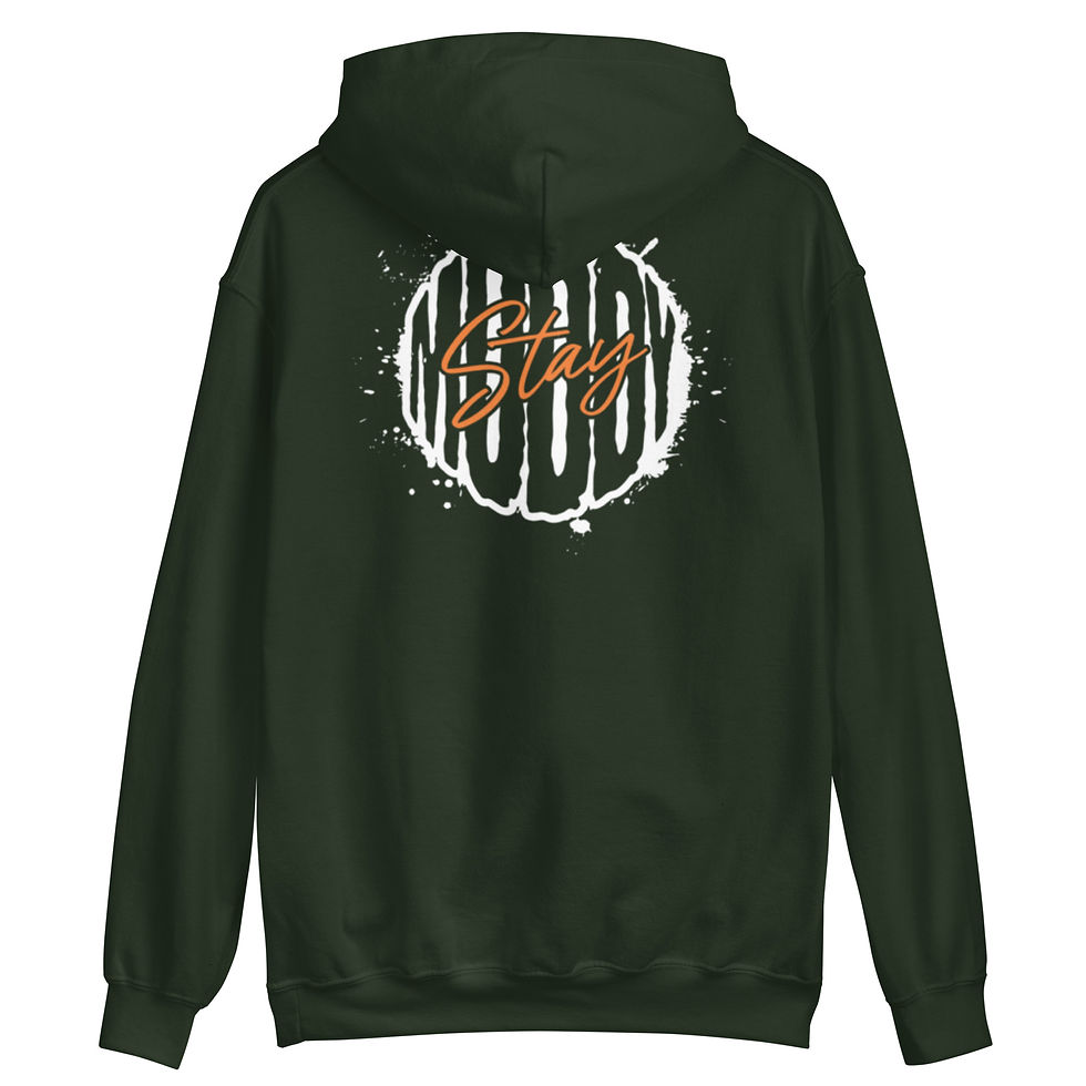 Thumbnail: Mud Babies Splatter Print Unisex Hoodie