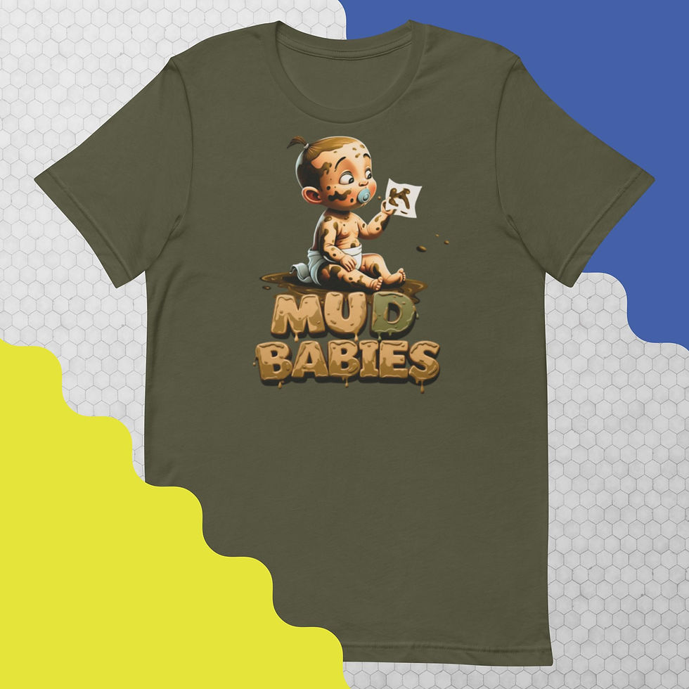 Thumbnail: Mud Babies Custom Print Unisex T-Shirt