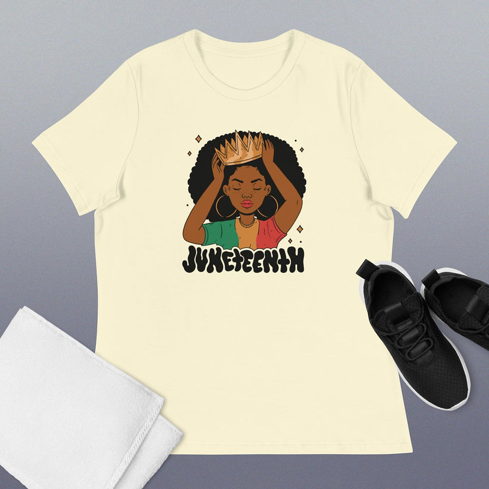 Thumbnail: African American Young  Queen Women's Relaxed T-Shirt