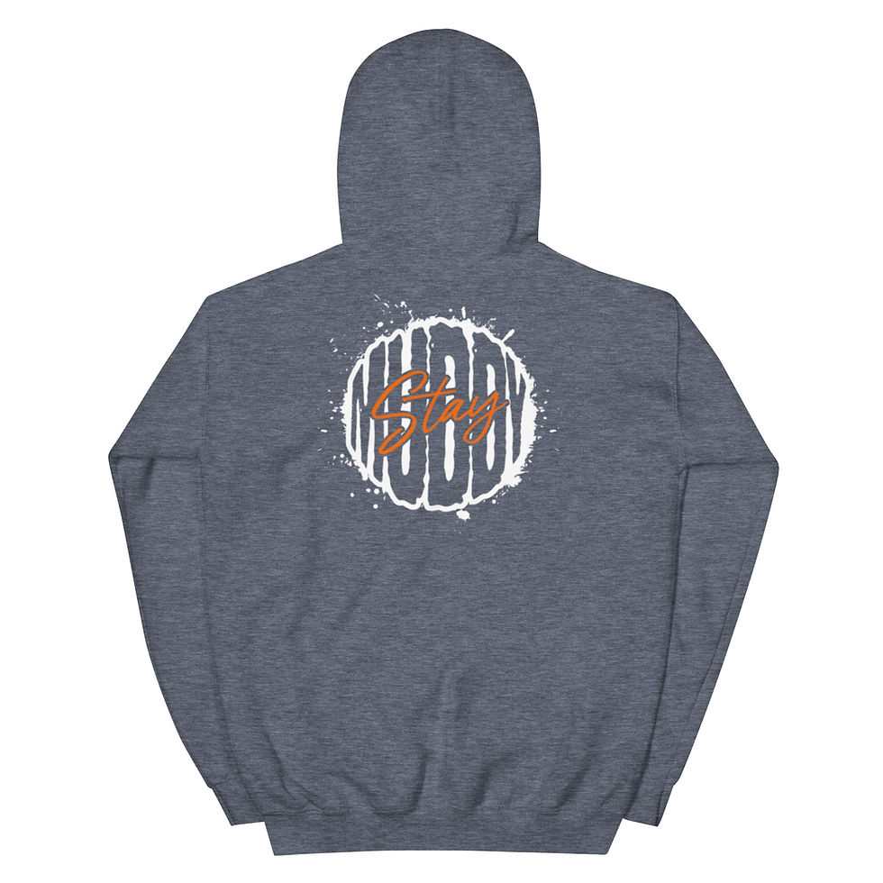Thumbnail: Mud Babies Splatter Print Unisex Hoodie