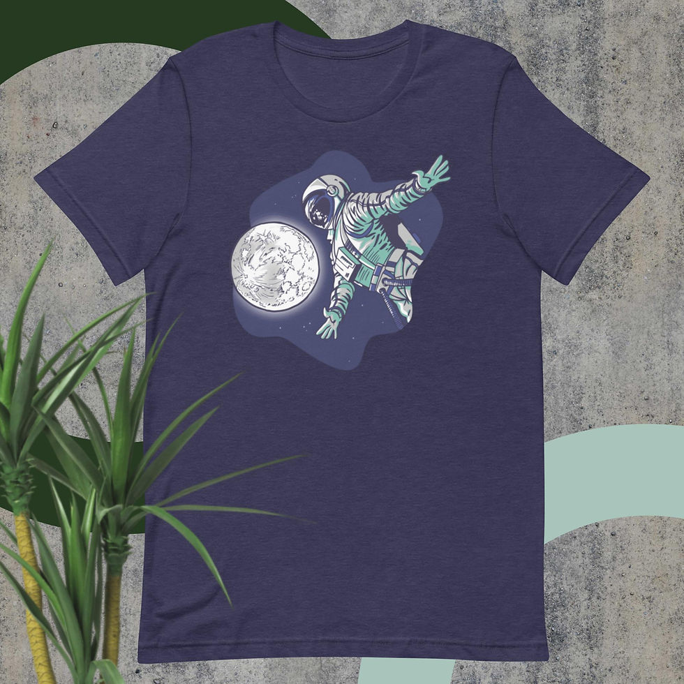 Thumbnail: Astronaut and the Moon Unisex T-Shirt