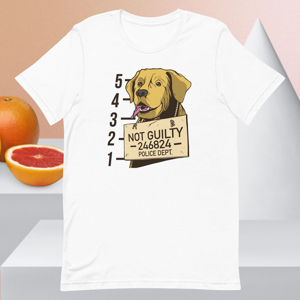 Thumbnail: Dog Mugshot Unisex T-Shirt