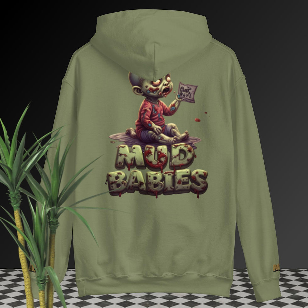 Thumbnail: Mud Babies Zombie 3 Unisex Hoodie