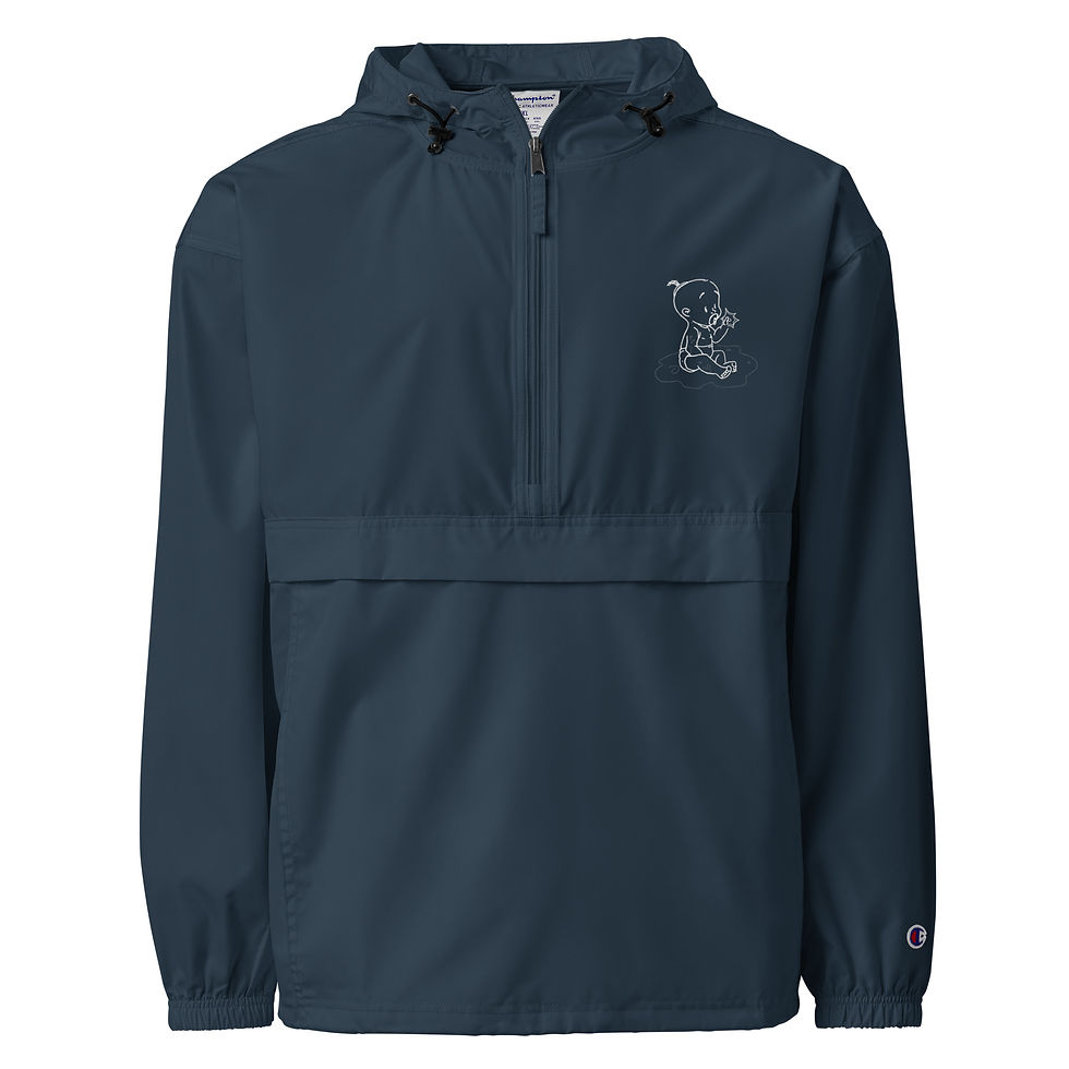 Thumbnail: Mud Babies Logo Embroidered Champion Packable Jacket 