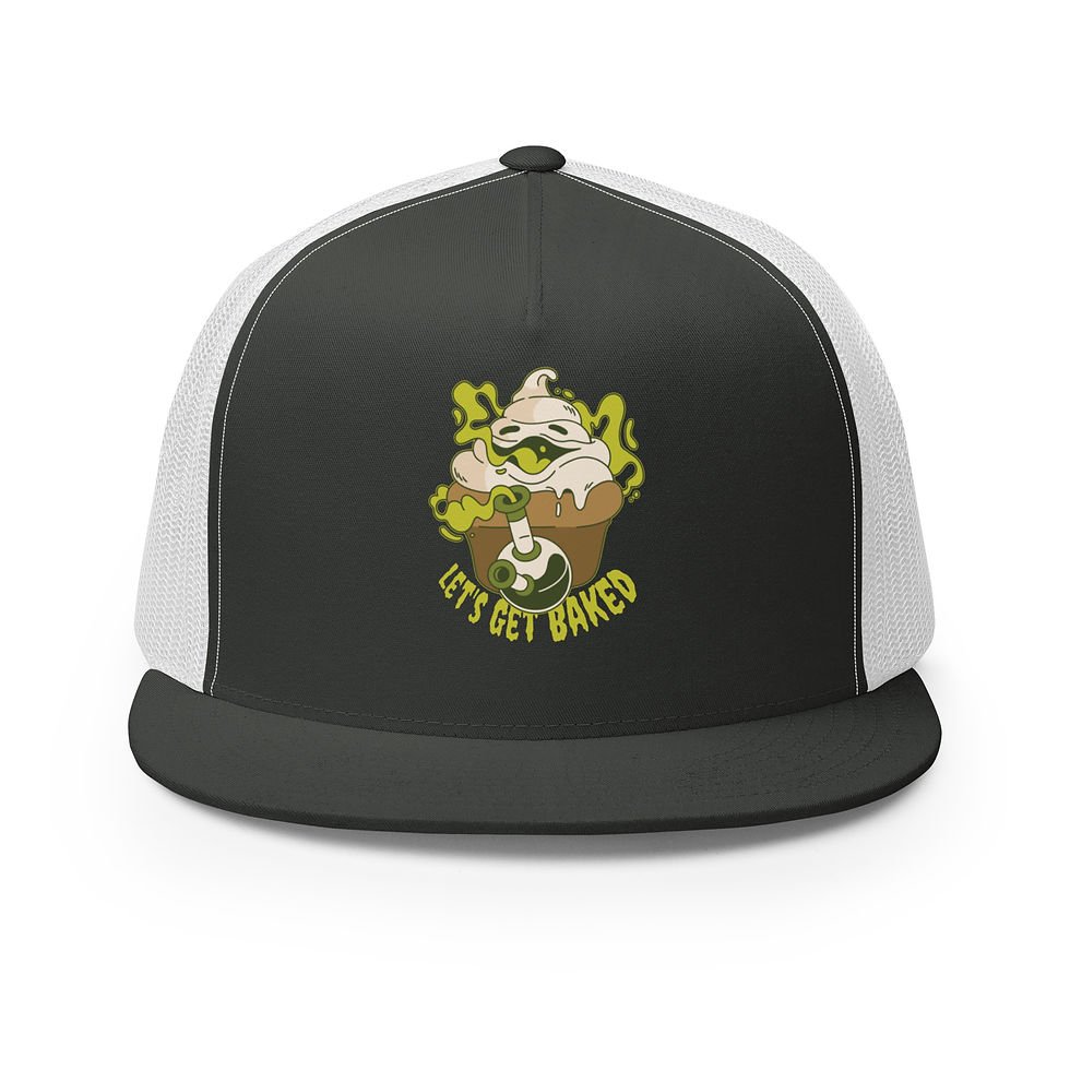 Thumbnail: Let's Get Baked Trucker Cap