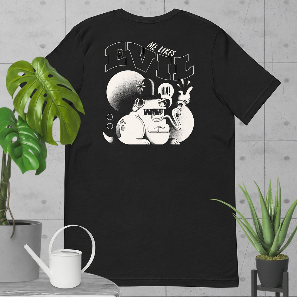 Thumbnail: Evil Frog Monster Unisex T-Shirt