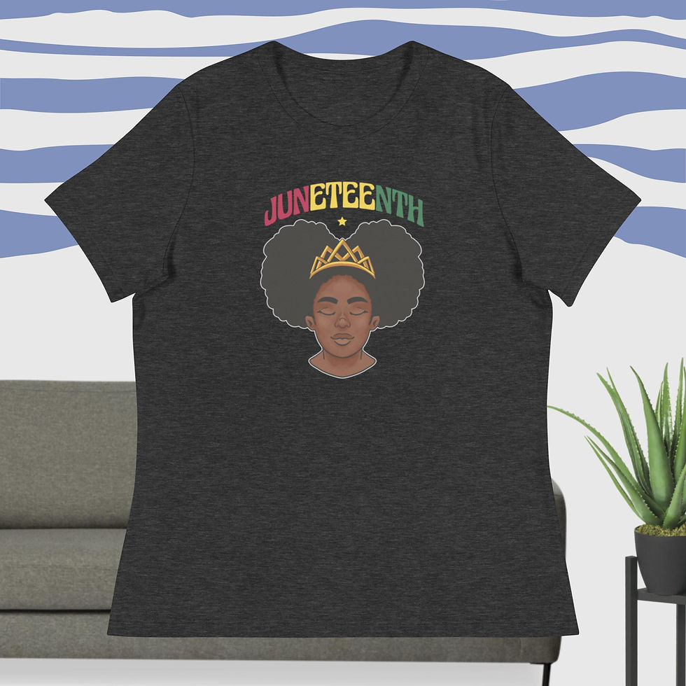 Thumbnail: Juneteenth Girl Women's Relaxed T-Shirt