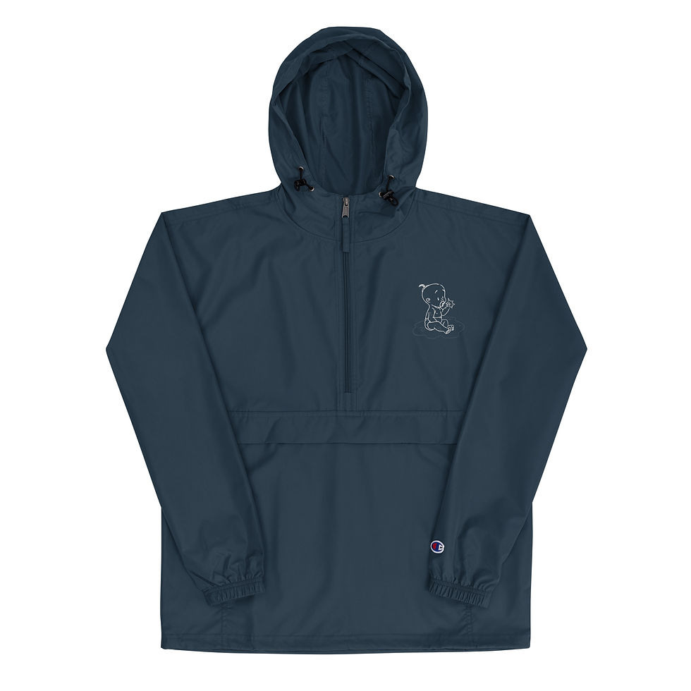 Thumbnail: Mud Babies Logo Embroidered Champion Packable Jacket 