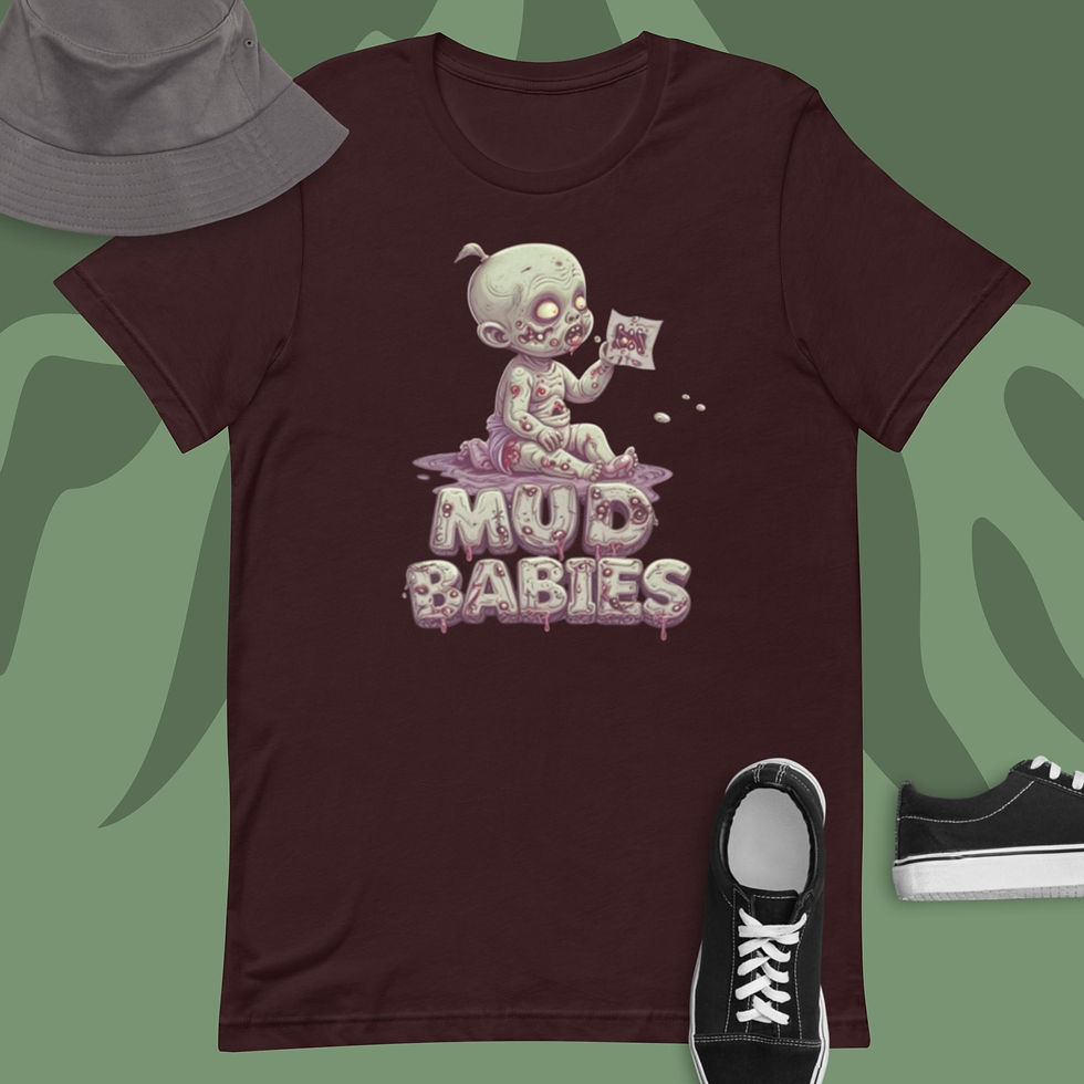 Thumbnail: Mud Babies Zombie 2 Custom Print Unisex T-Shirt