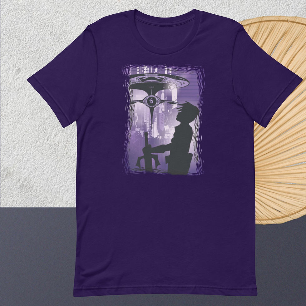 Thumbnail: Anime Sci-Fi Guy Unisex T-Shirt