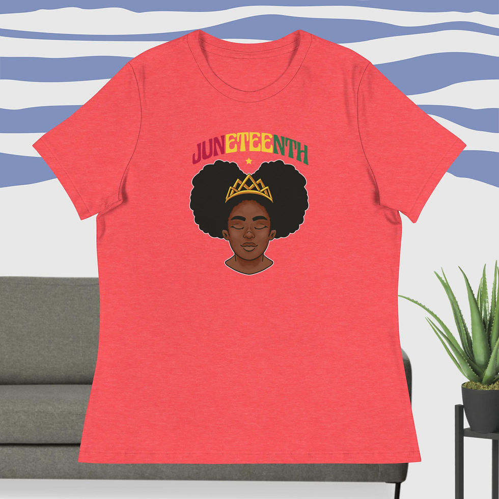 Thumbnail: Juneteenth Girl Women's Relaxed T-Shirt