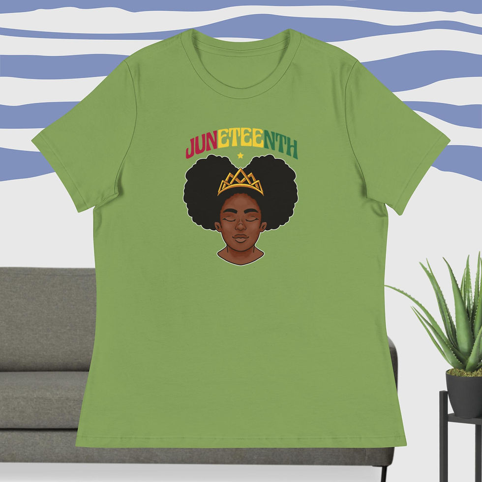 Thumbnail: Juneteenth Girl Women's Relaxed T-Shirt