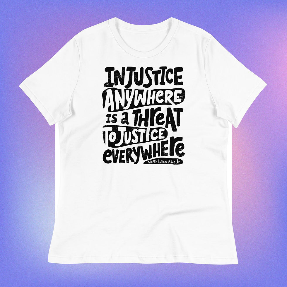 Thumbnail: Social Injustice Quote Women's Relaxed T-Shirt