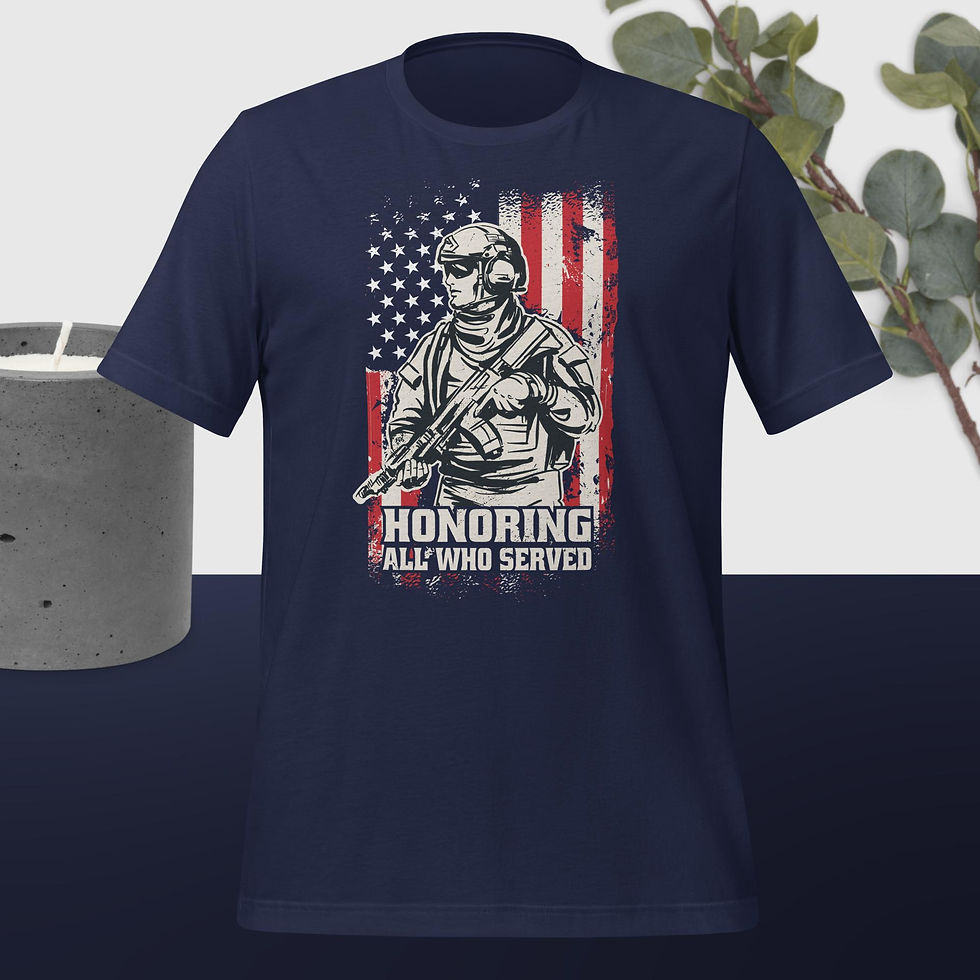 Thumbnail: Veterans Day USA Soldier Unisex T-Shirt