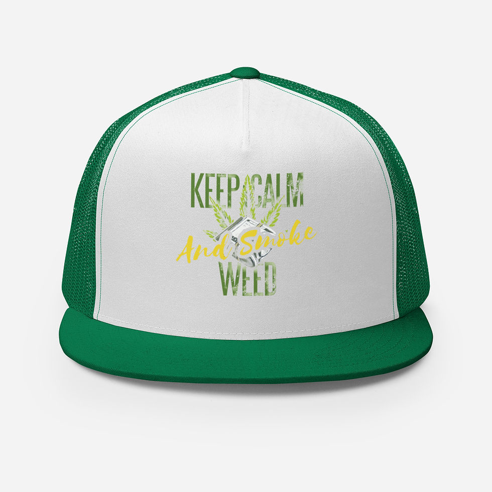 Thumbnail: Keep calm and Smoke Weed Trucker Cap