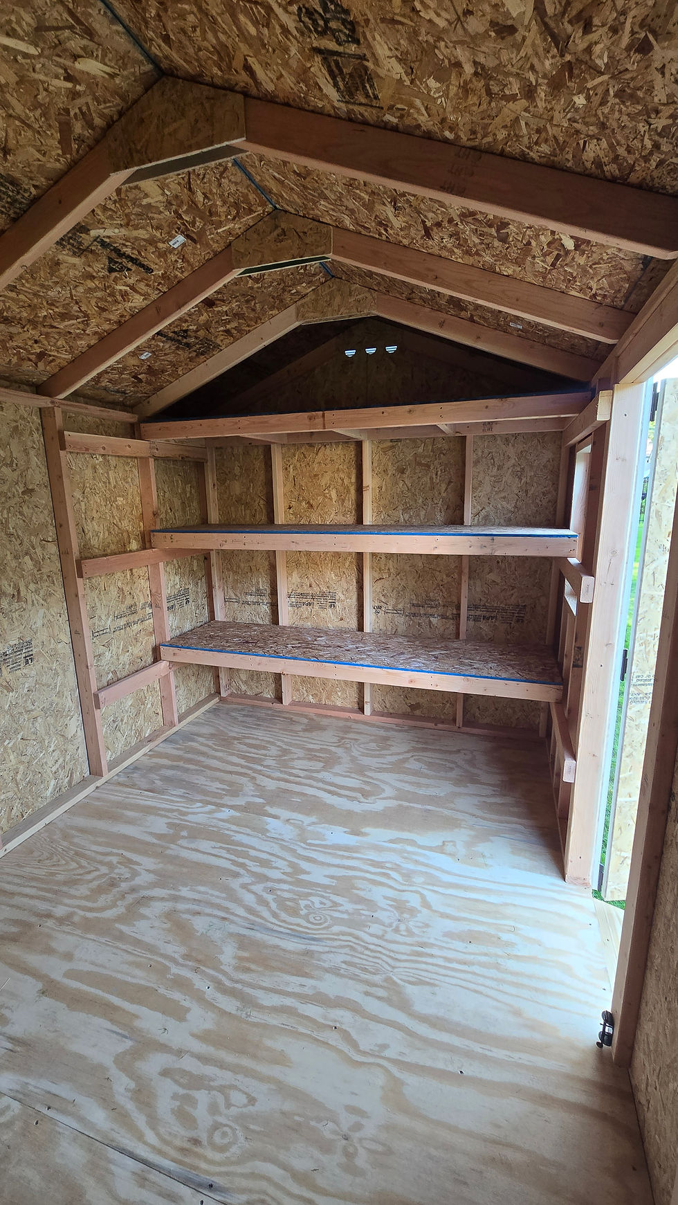 3-Tier Shed Shelving