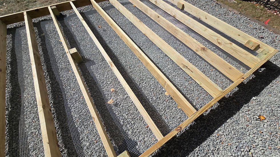 10x16 Mesh floor Joist rodent protector