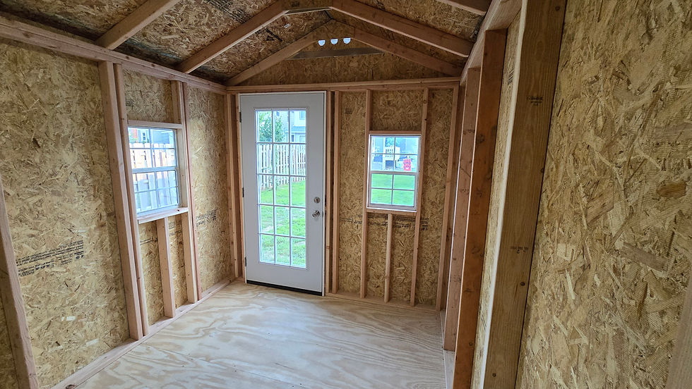 8x12 Shed Full Lite Door