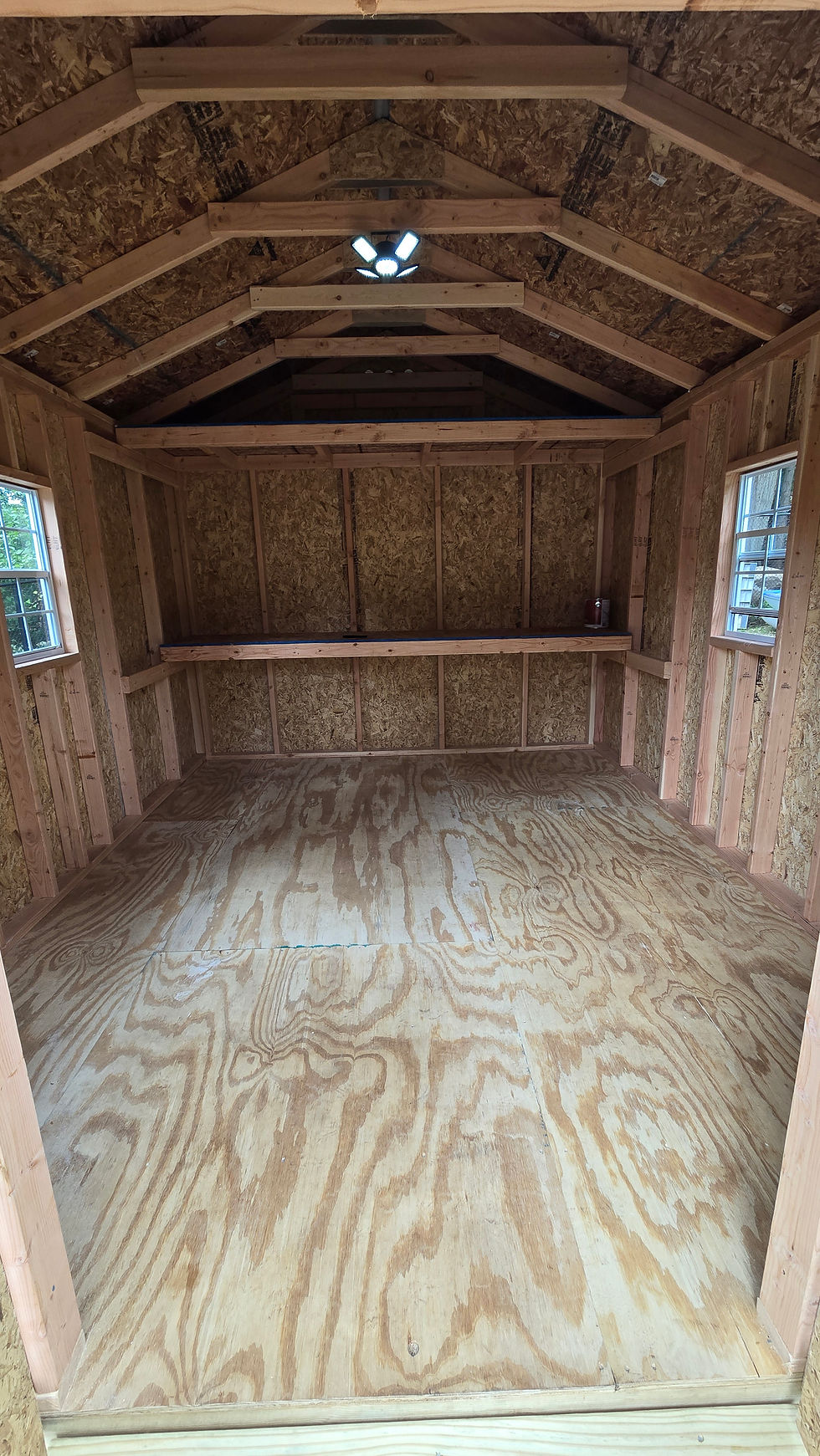 10x12 7ft Walls Interior _ Jersey Shed Builder