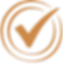 Orange checkmark