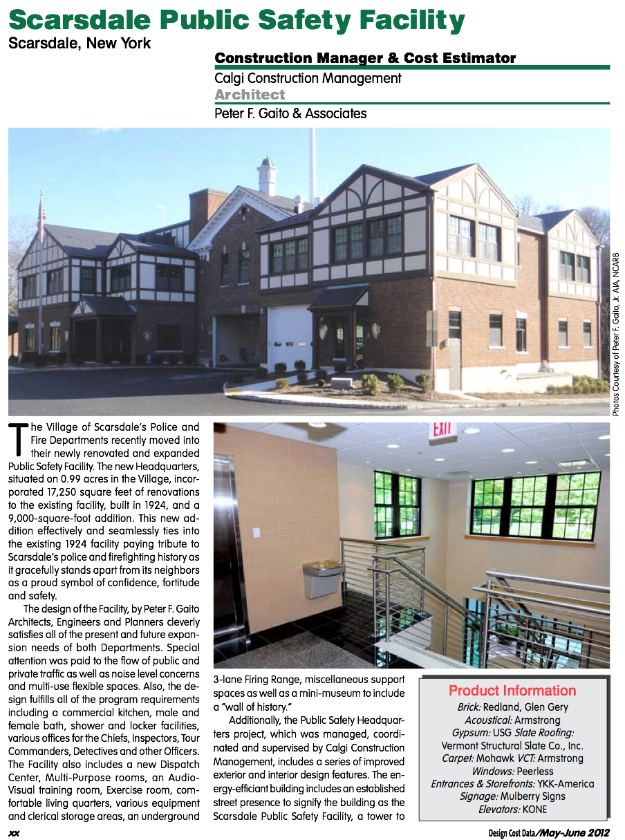 Scarsdale Public Safety Building Opens