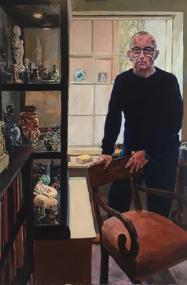 Wunderkammer - Patrick in a brown study.