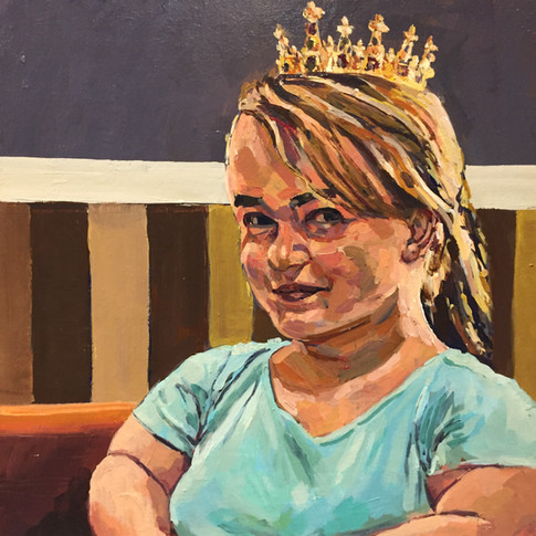 Charlotte wearing the Contessa's crown