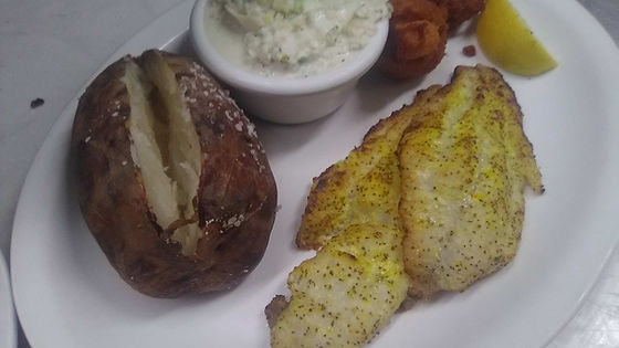 BROILED LEMON PEPPER CATFISH