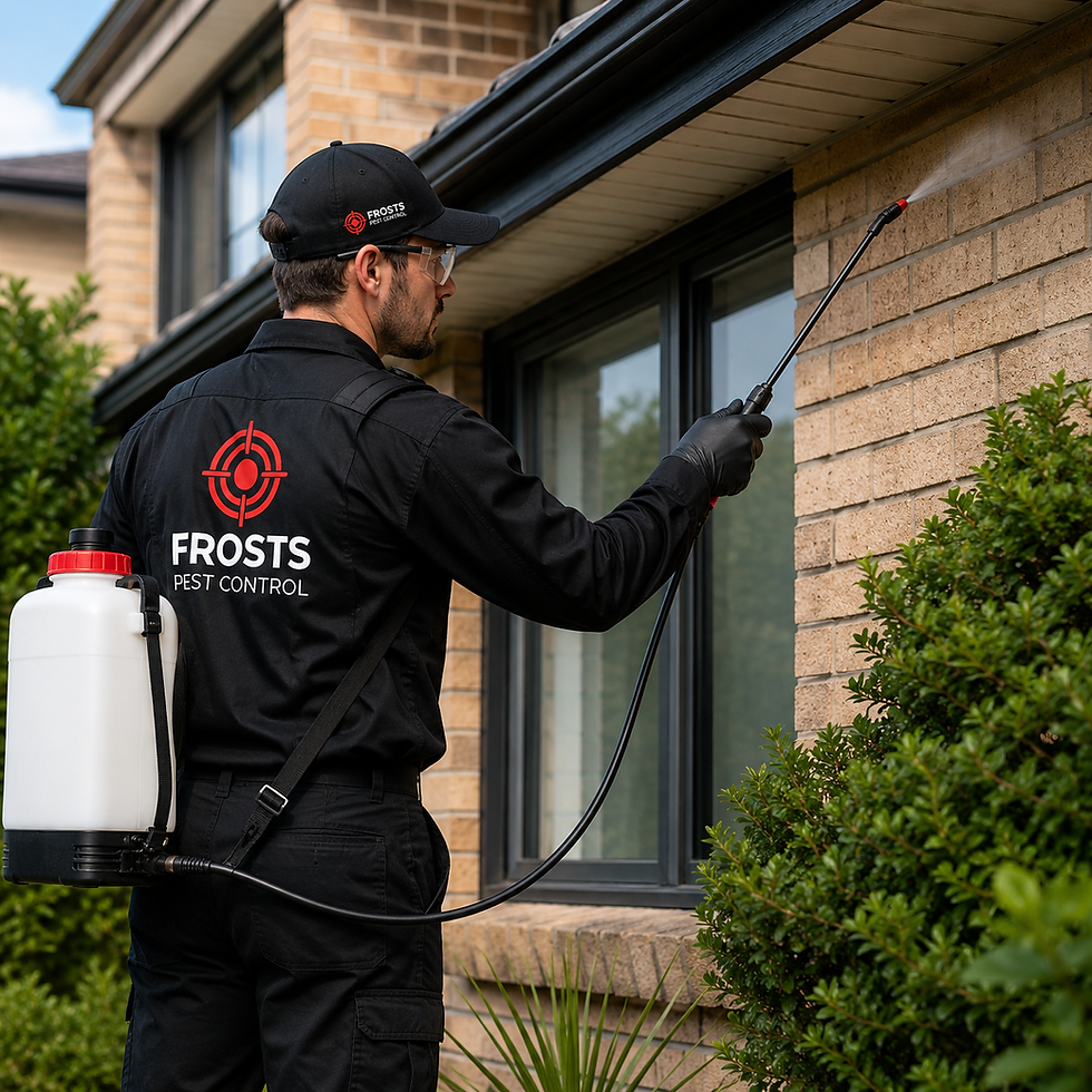 image of pest control staff at work