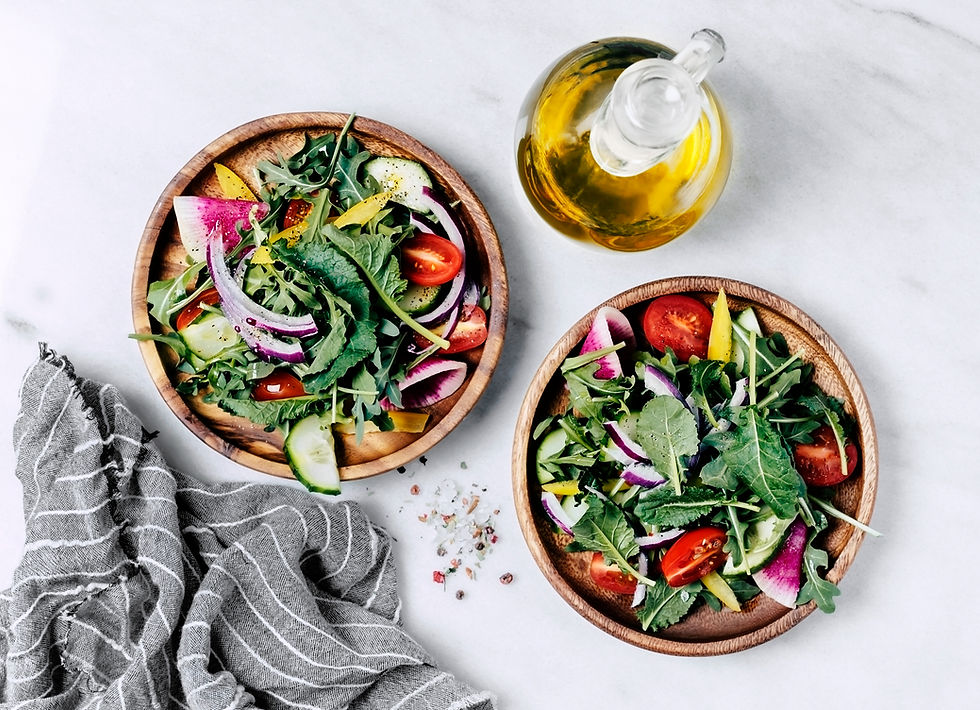 Arranged Food and Objects