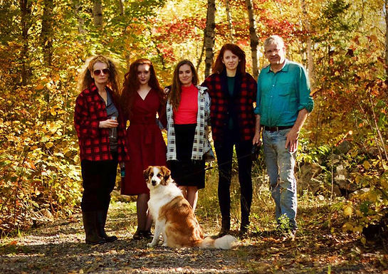 Charlie Angus in Cobalt with family