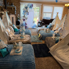 Winter Wonderland Themed Sleepover Party