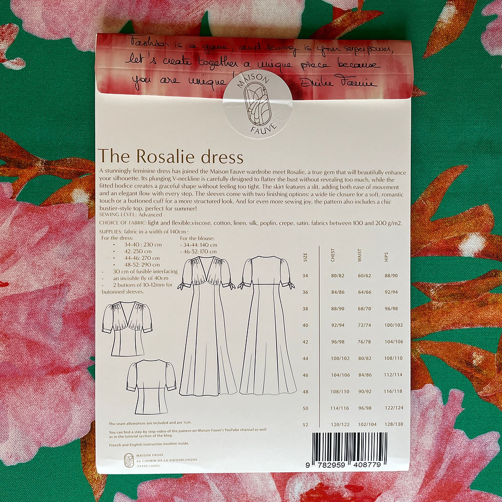 Miniaturbild: Infos zu Schnittmuster Rosalie