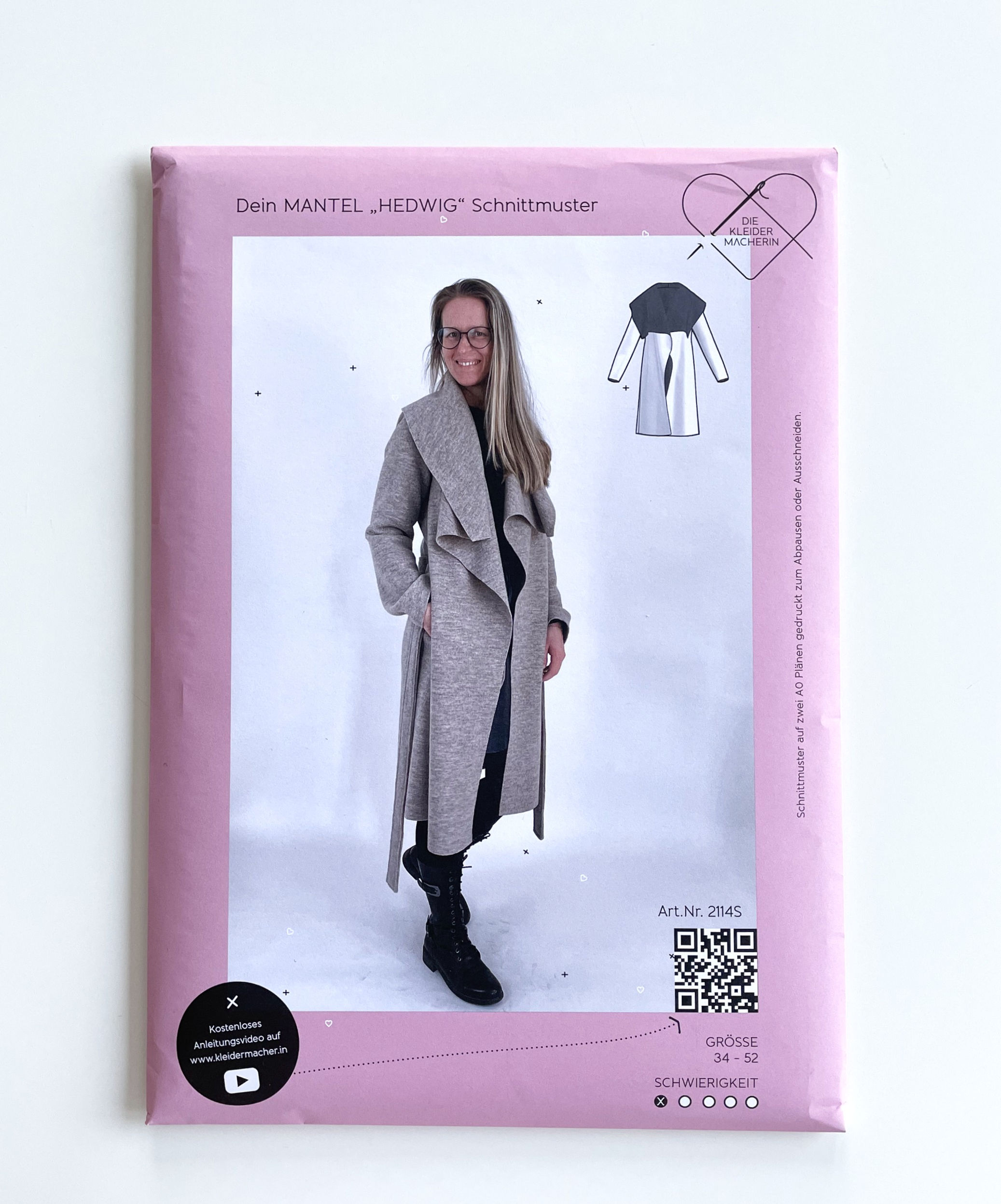 Cover Schnittmuster Mantel Hedwig