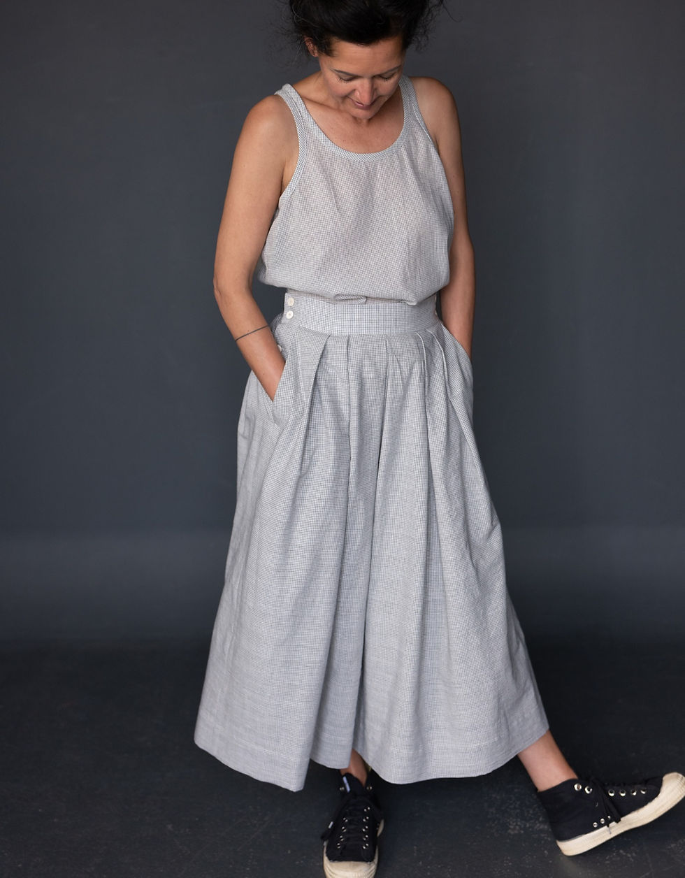 Miniaturbild: langer Faltenrock Sheperd Skirt