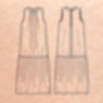 Zeichnung von Kleid Flare
