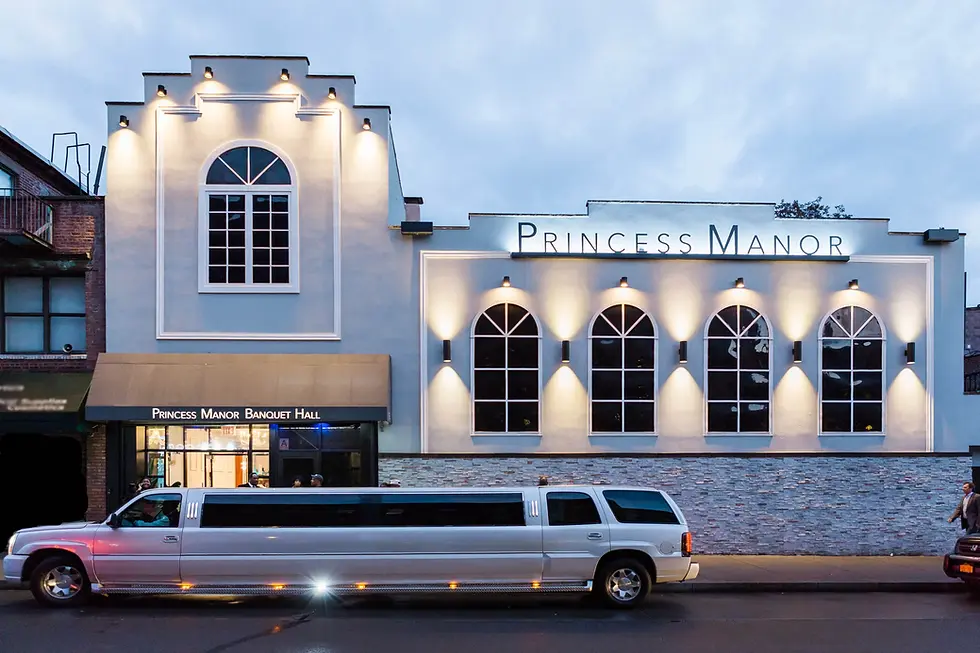 Imperial Hall Quinceañera venue in Brooklyn NYC with elegant indoor event space and dining area