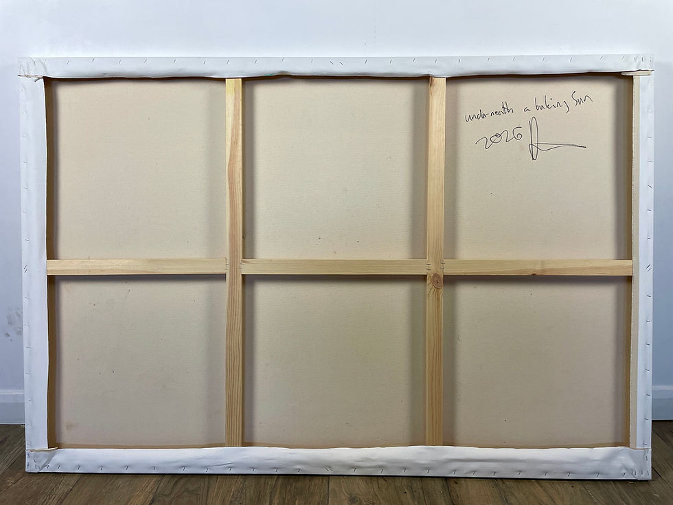 Miniature : Underneath a baking sun, 2026 - 101 x 152 x 4  cm
