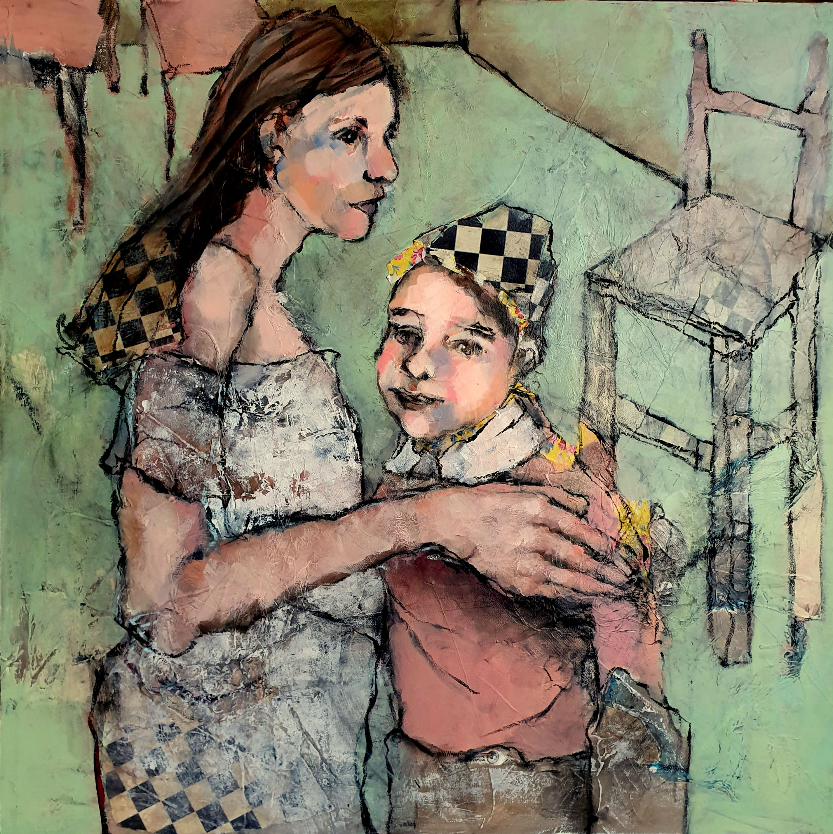 Mon Chouchou, 2019 - 80 x 80 x 2,5 cm