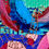 Thumbnail: A mind aflame, 2022 - 100 x 100 x 2 cm