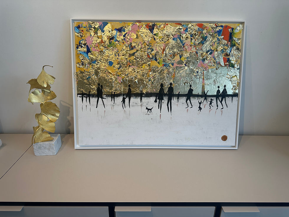 Miniature : Walking on Sushine, 2025 - 60 x 80 x 2 cm