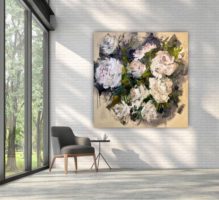 Thumbnail: In between dreams, 2019 - 121.92 x 121.92 cm