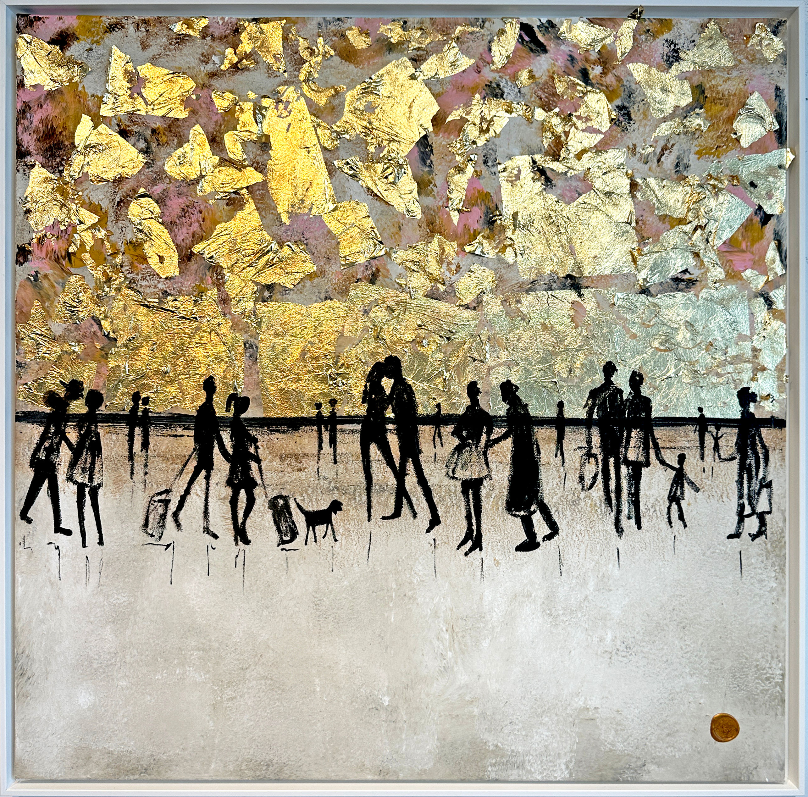 Love is a journey, 2023 - 82 x 82 x 3 cm