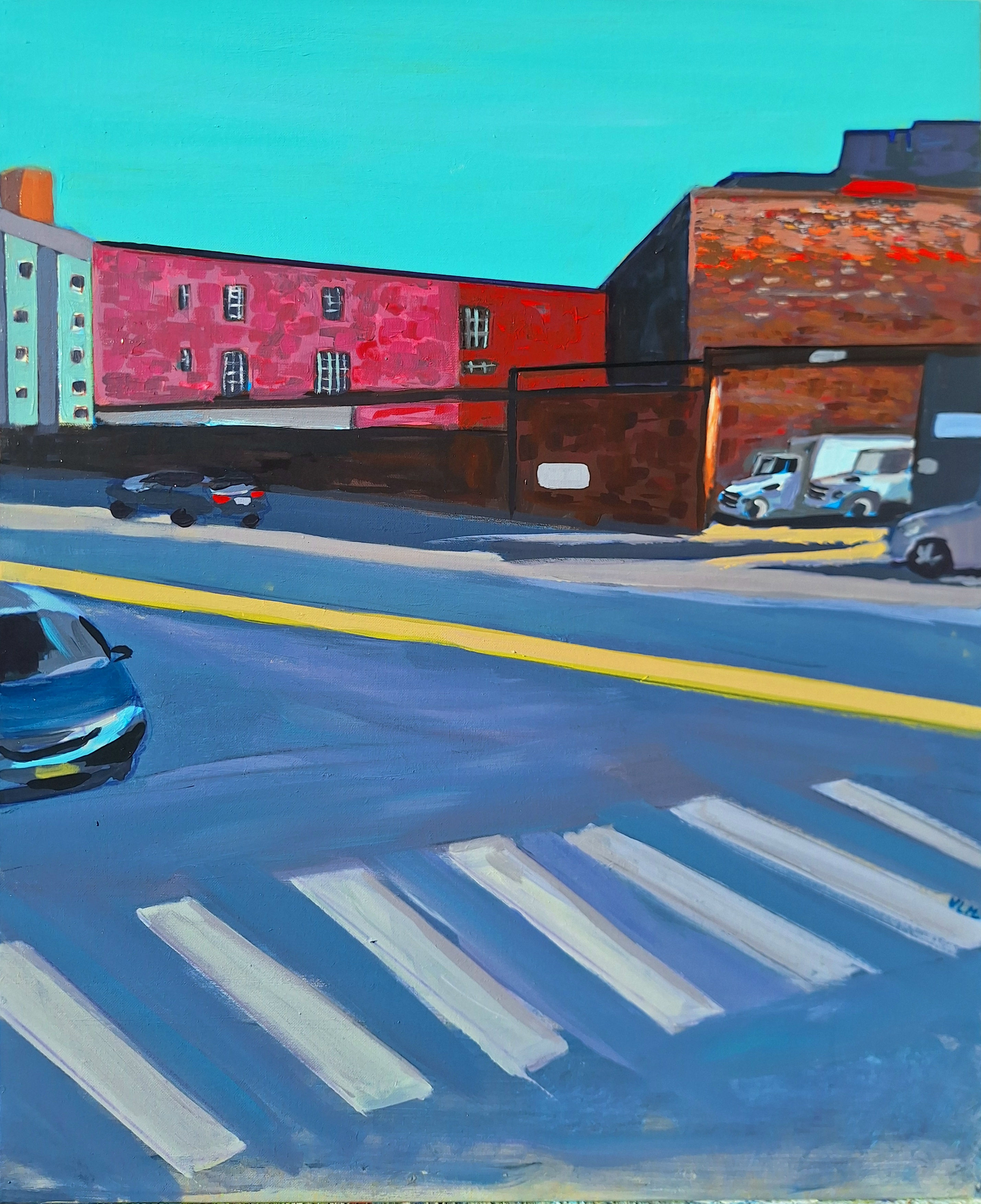 Dans la chaleur électrique, 2026 - 73 x 60 x 2 cm